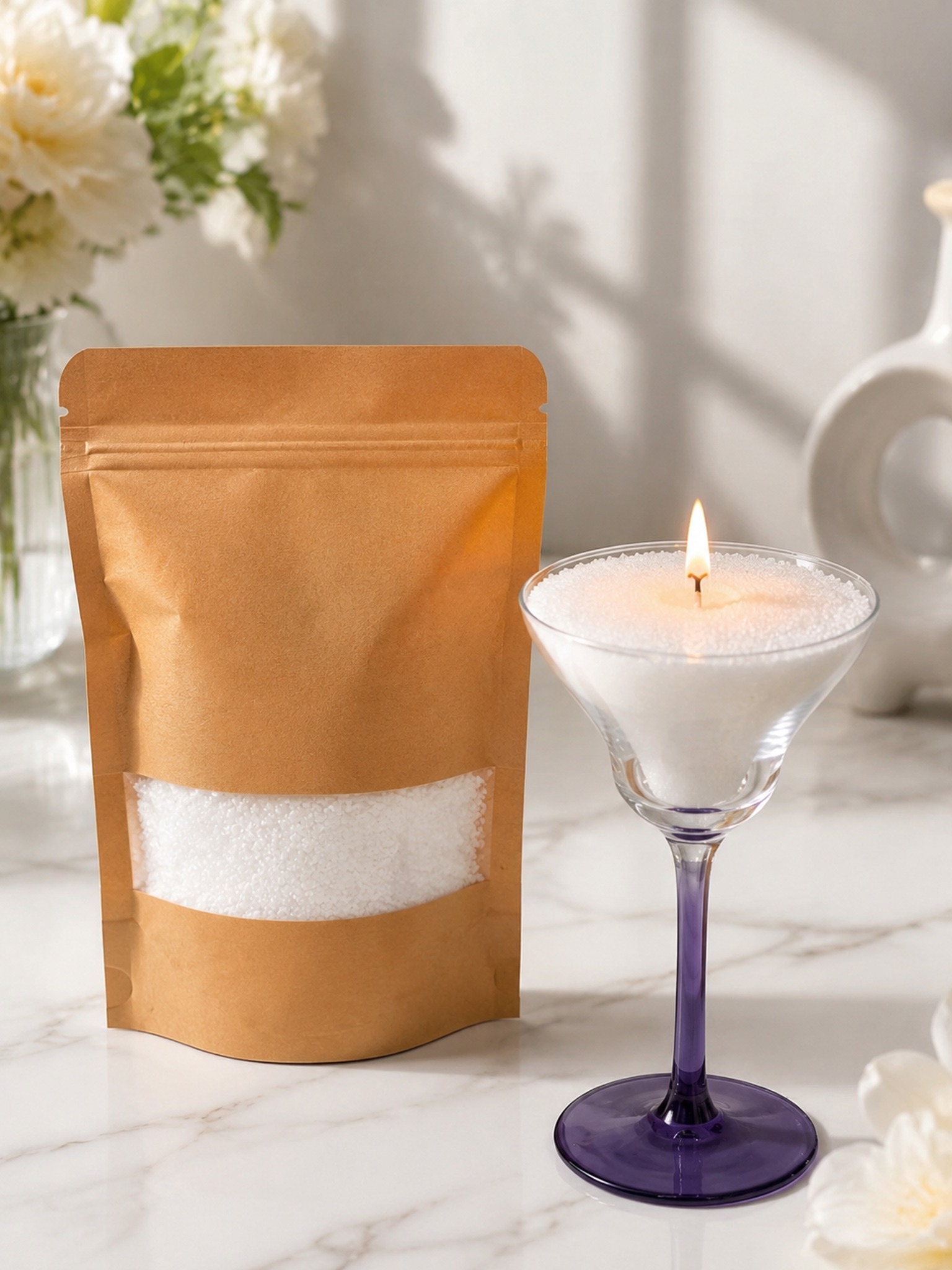 Candle Making Place - 1000g de cire de perle DIY,