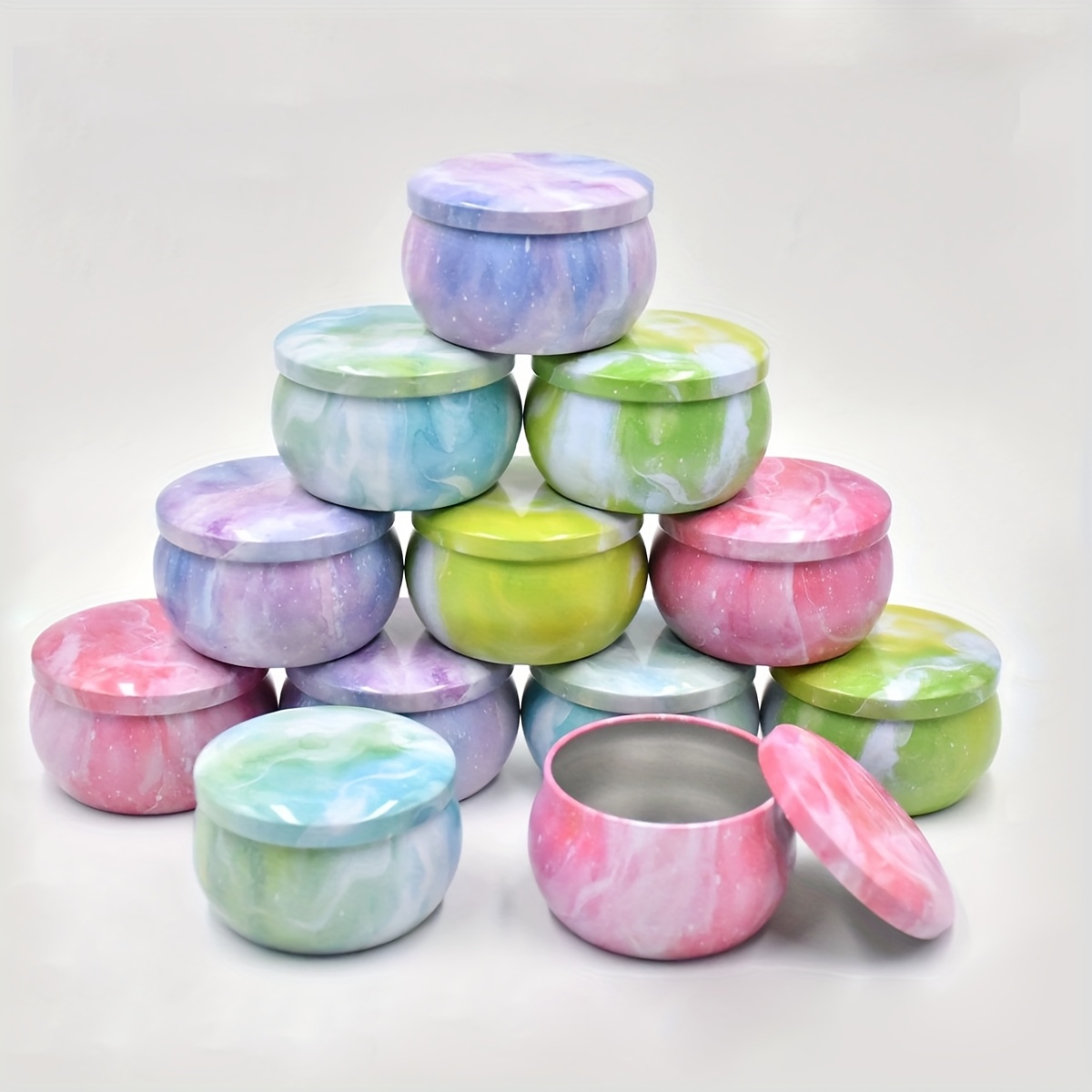 Candle Making Glass Jars - Bocaux à bougies vides en métal