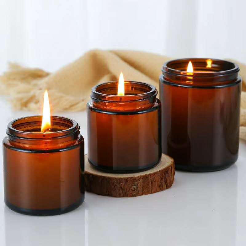 Pots de bougies en verre ambré - Candle Making Glass Jars avis et prix