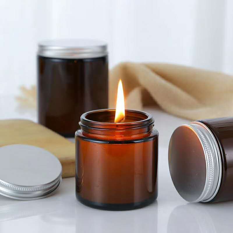 Pots de bougies en verre ambré - Candle Making Glass Jars avis et prix