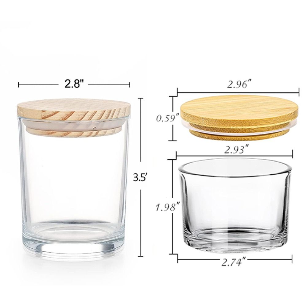 Pots de bougies en verre Trans - Candle Making Glass Jars avis et prix