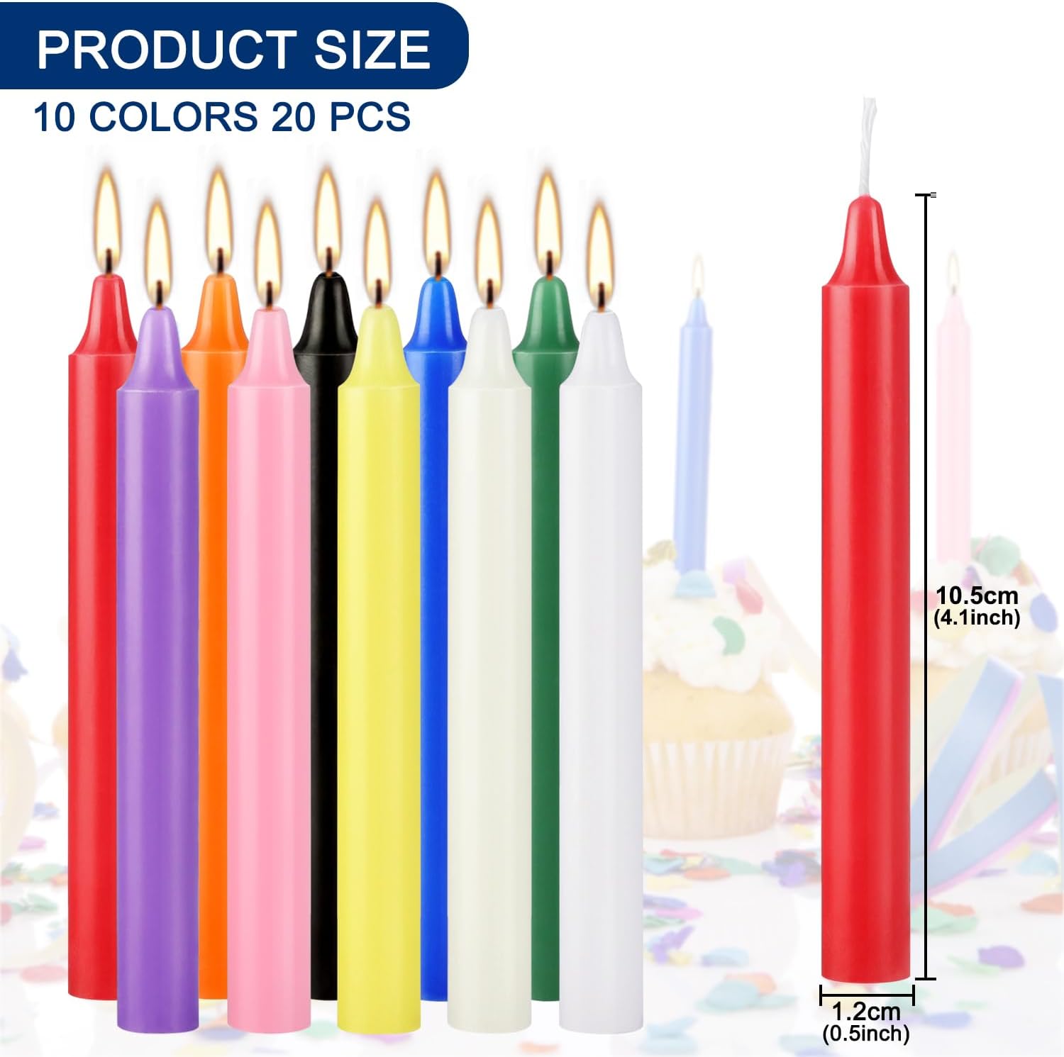 20 petites bougies colorées en - Candle Making Place avis et prix